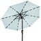 Best Choice Products 10ft Solar LED Lighted Patio Umbrella w/ Tilt Adjustment, UV-Resistant Fabric
